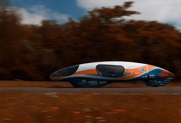 Eco-Runner Delft Driving On Road